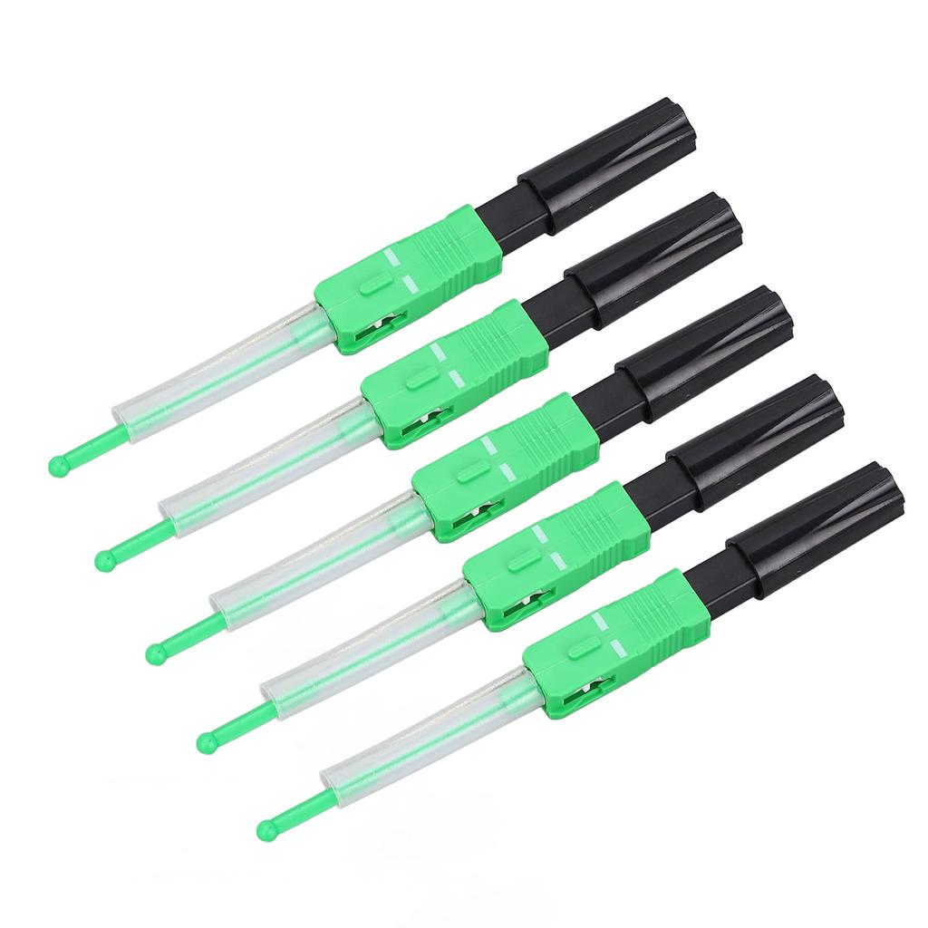 20PCS SC Fiber Optic Connectors Ceramic Core Fusion Splice Type Single Mode Fiber Quick Connector