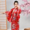 Bathrobe Gown Children Japanese Kimono with Obi Cosplay Costume Vintage Haori  Kids Boys Girls
