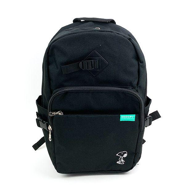 Snoopy Backpack Black Simple 2 Backpack Commuting Bag