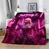 New Nicki Minaj Rapper Pink Friday 2 Printed Blanket Picnic Blankets Warm Blanket Soft and Comfortable Home Travel Birthday Gift