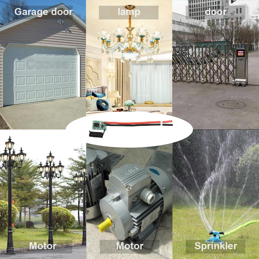 DC 3V-24V Programlanabilir Evrensel RF Modülü 433MHZ Mini Kablosuz Verici ve Alıcı Modülü 4 Çalışma Modu ile