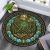 Forest Creatures Glass Round Area Rug Under Office Chairs Bedroom Living Room Home Decor