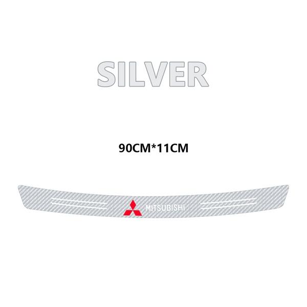 Car Trunk Door Threshold Stickers Protection Film Decals Accessories For Mitsubishi 9 Ralliart X ASX L200 Colt Outlander Pajero MA8