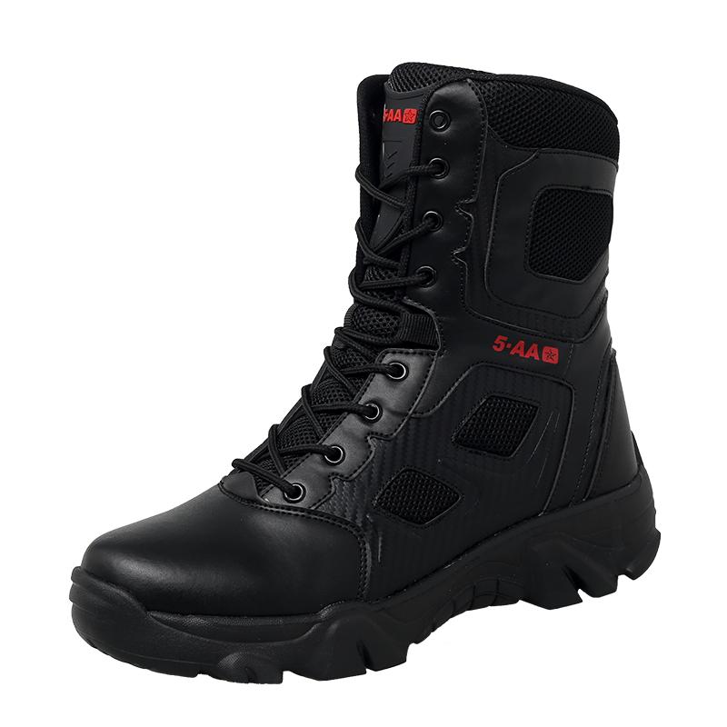 Woestijngevechts enkellaarsjes Wandelschoenen Ademende jacht trainingslaarzen Hoge tops lichtgewicht antislip slijtage schoenen voor heren