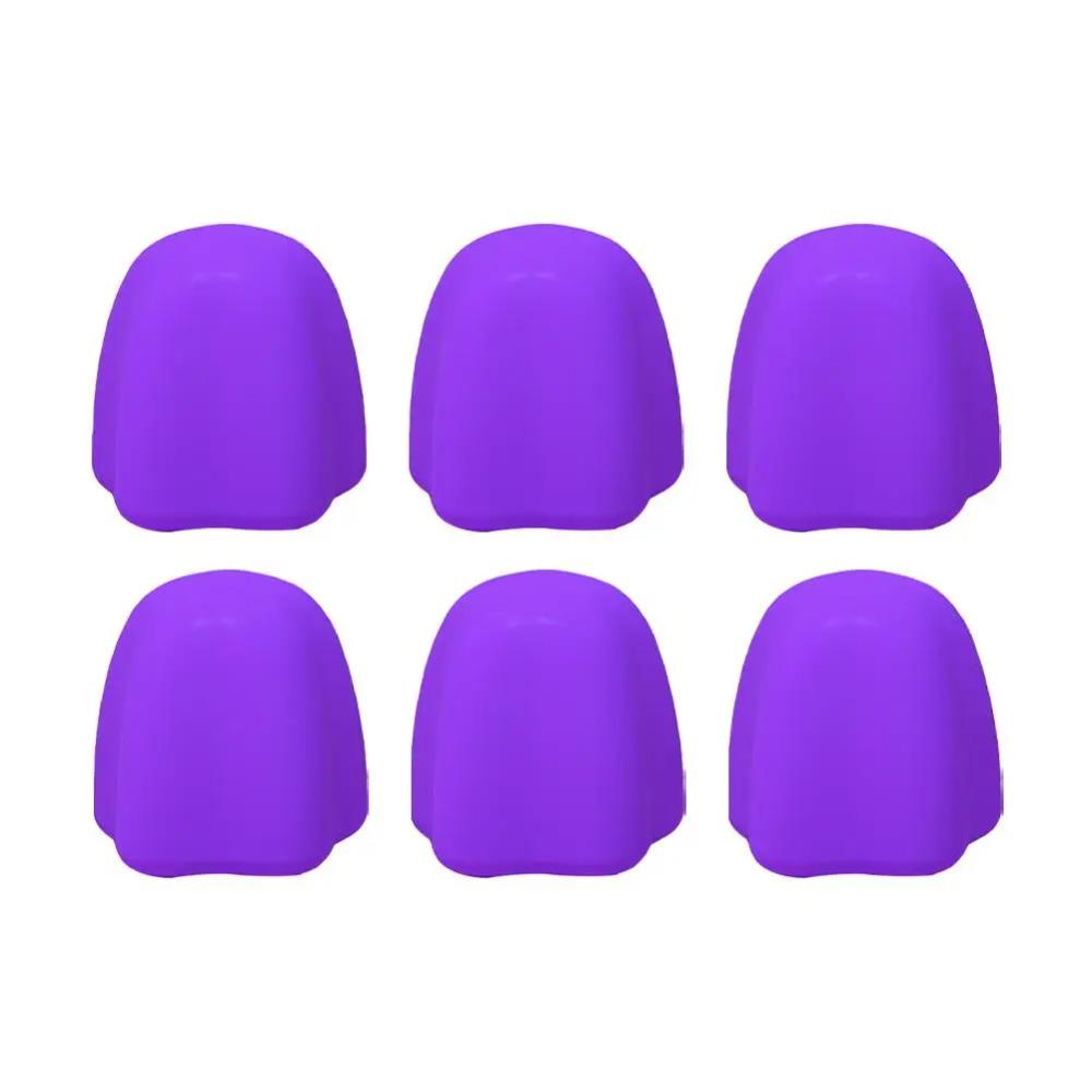 

6PCS Silicone Toothpaste Caps Lotion Facial Cleanser Lid Self-Closing Squeezer Pump Dispenser Bathroom Supplies Accessories 1PC фіолетовий