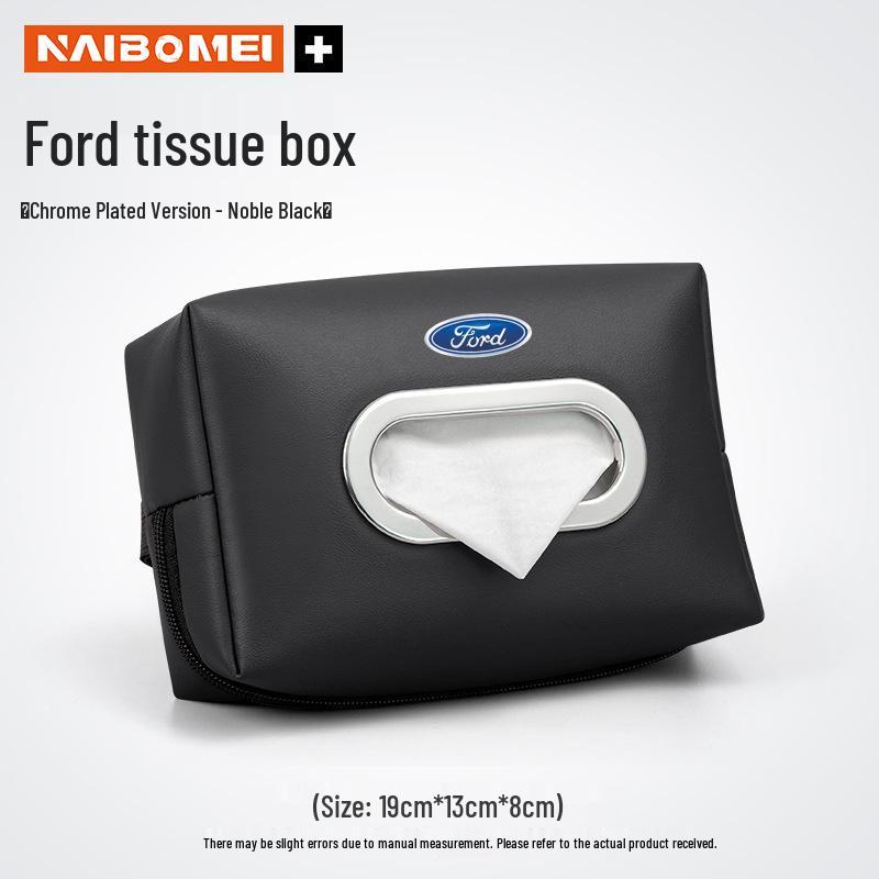 Ford Car Tissue Box for Armrest or Seat Back (Mondeo, Fusion, Focus, Taurus)