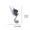 Zinc Zinc Alloy Angel Wing Girl Gift Clothing Accessory Fashion Jewelry Korean Style Brooch Women Brooch