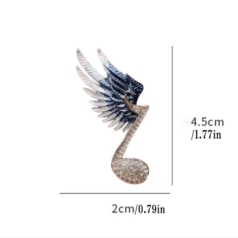 Zinc Zinc Alloy Angel Wing Girl Gift Clothing Accessory Fashion Jewelry Korean Style Brooch Women Brooch