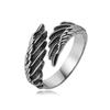 Fashion Personality Retro European and American Feathers for Men and Women, Rings Jewelry Wearing and Matching Exquisite Rings