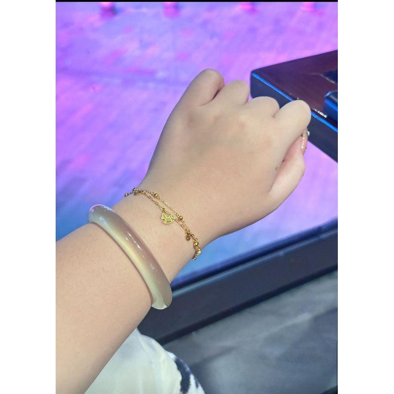 

(Ян) Натуральный агатовый браслет Высокий ледяной прозрачный агатовый халцедоновый браслет (Приватный снимок по прямой ссылке не отправлен) 270 yuan