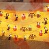 Halloween Spiderweb Skeleton String Lights: Retro Decorative Props