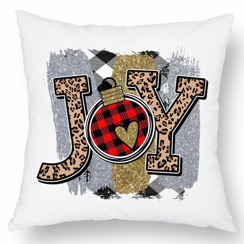 Νέα Χριστουγεννιάτικη Λινή Τυπωμένη Μαξιλαροθήκη Σπίτι Καναπές Σαλόνι Διακοπές Ανθεκτικό στη Βρωμιά Μαξιλάρι