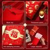 6Pcs Red Envelopes Chinese Spring Festival Red Pocket Envelope 2025 Year of The Snake Lucky Money Envelopes for Lunar New Year