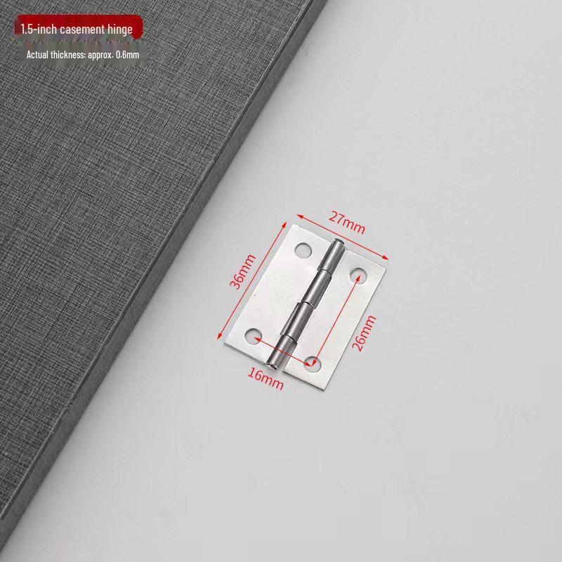 Mini-Scharniere aus Edelstahl für Koffer, Geschenkboxen, Holztüren und Schränke