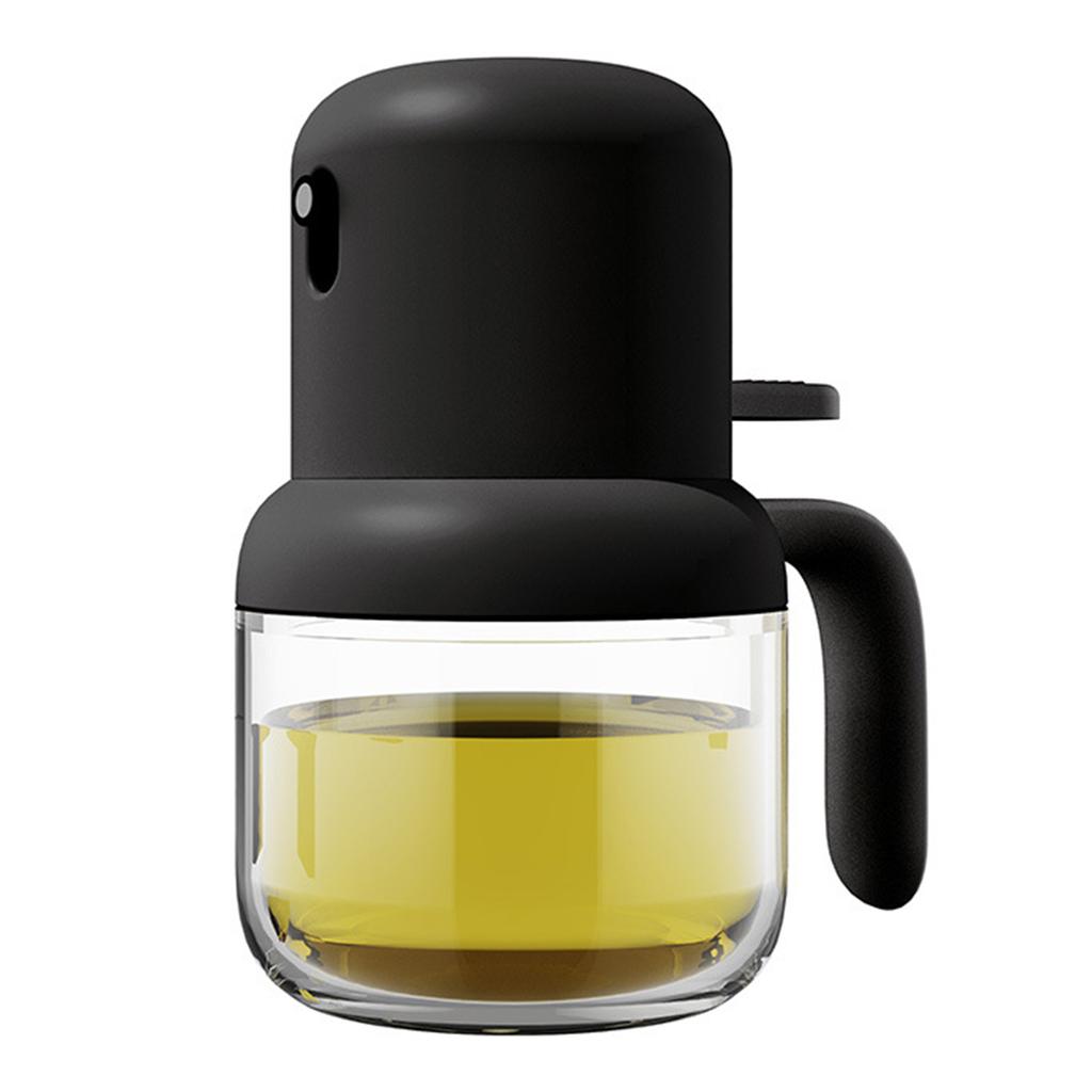 Transparent Oil Bottle With Sprayers Refillable Soys Sauce Vinegar Sprayers For Barbecue Use