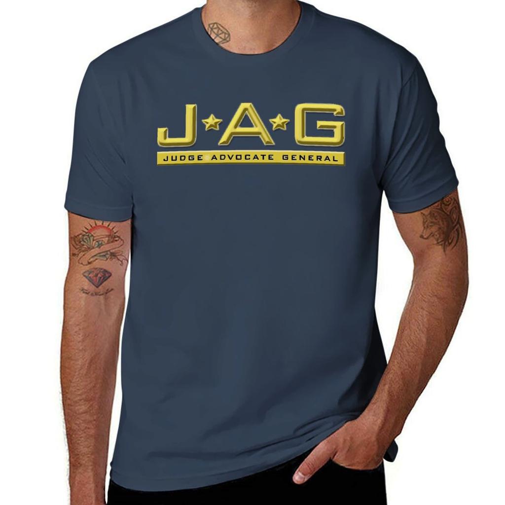 J.A.G TV Show T-Shirt Man T Shirt Cotton High Quality Men T Shirt Cotton 100% T Shirts for Man Slim Fit T-Shirt