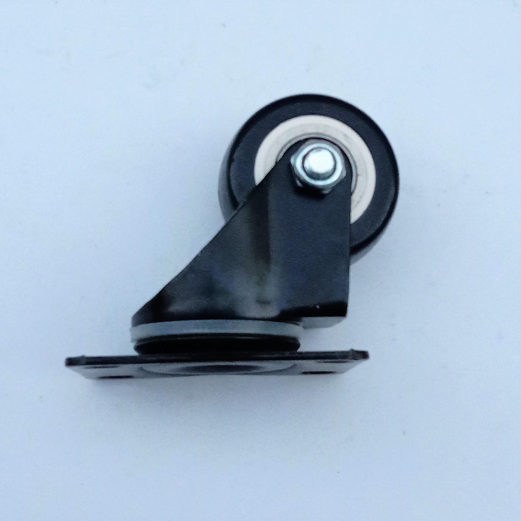 Black & Gold Diamond King Kong Swivel Wheel Caster - 2.5 inch, Lightweight, Electrophoretic Finish