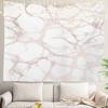 Shrahala Tapestry White Abstract Marble Wall