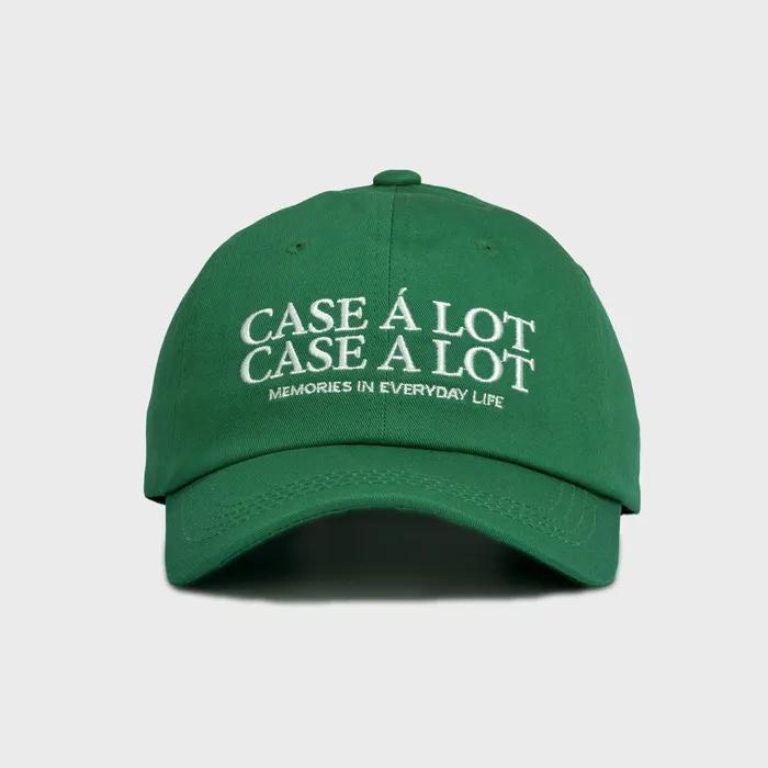 Slogon logo ball cap - Green