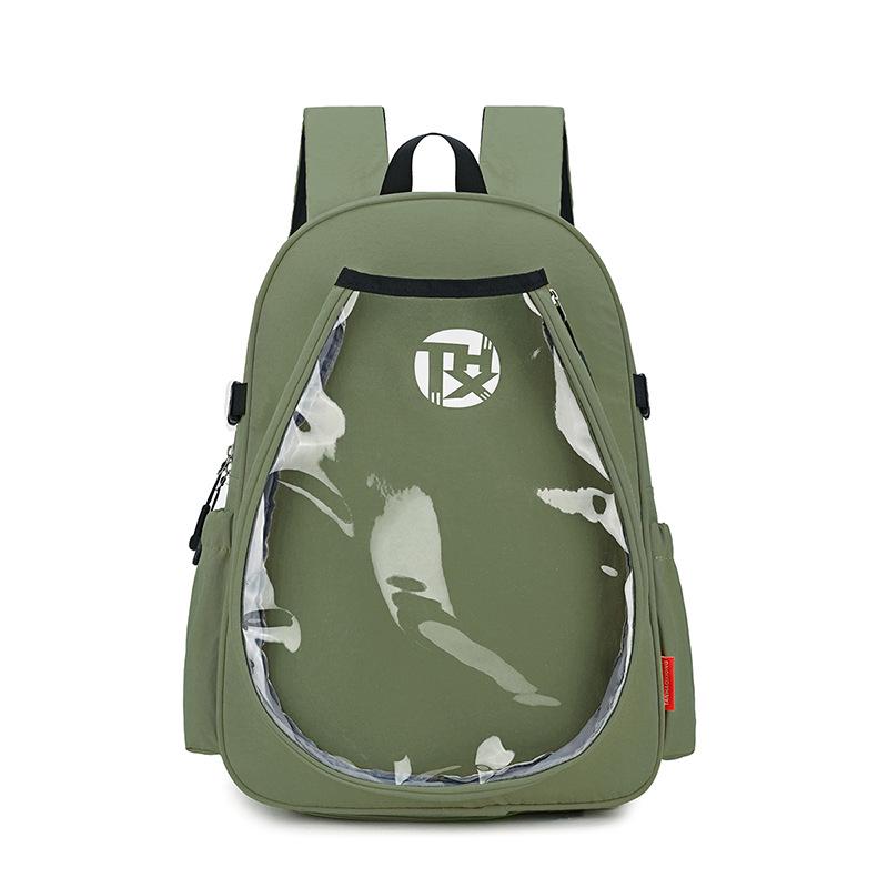 Unisex Sports Backpack: Tennis & Badminton Bag with Dry/Wet Separation, Large Capacity, and Independent Shoe Compartment.