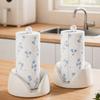 Plastic Rotating Paper Towel Holder Large Capacity Paper Roll Stand Vertical Napkins Rack  Desktop