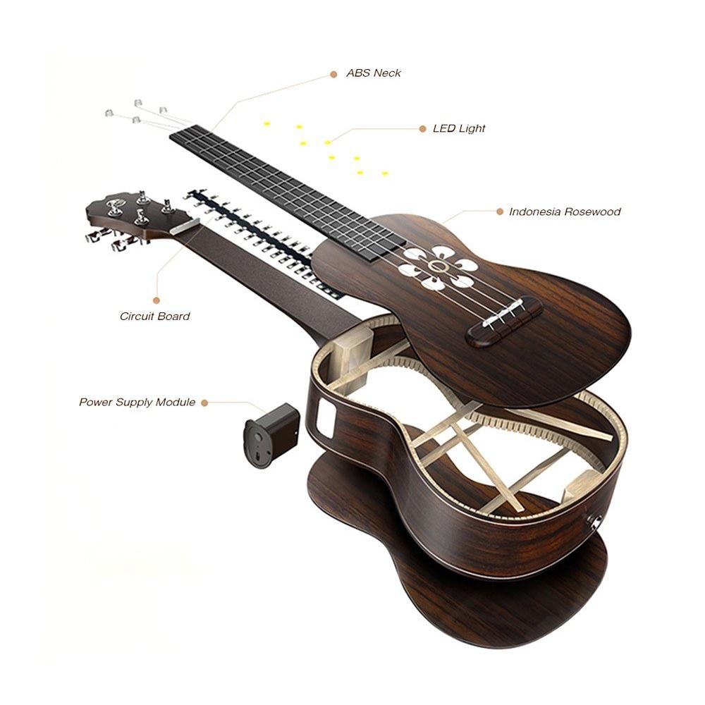 Global Version S1 Guitarra Inteligente Eléctrica Acústica Ukulele Concierto  Soprano 23 Pulgadas 4 Cuerdas BT Ukul comprar a buen precio — entrega  gratuita, reseñas reales con fotos — Joom