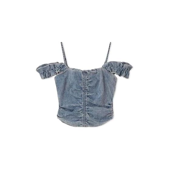 [Sneider] Design Puff Sleeve Blouse SWFB252096 Women s