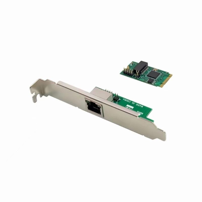 M.2 B+M Key To Gigabit Corded Networking Card WGI210AT Control M.2 B+M Key RJ45 Networking Card