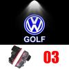 2 For VW Touareg GTI MK6 Golf 5 6 7 Passat B6 B7 B8 B9 Jetta MK7 R LED Car Door Projector Welcome Ghost Shadow Light Accessories Zw4