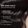 PURC Set per la cura dei capelli in oro 24K, maschera nutriente per capelli e olio per la cura, lisciante, lucido, riparatore, trattamento per capelli secchi, danneggiati e crespi