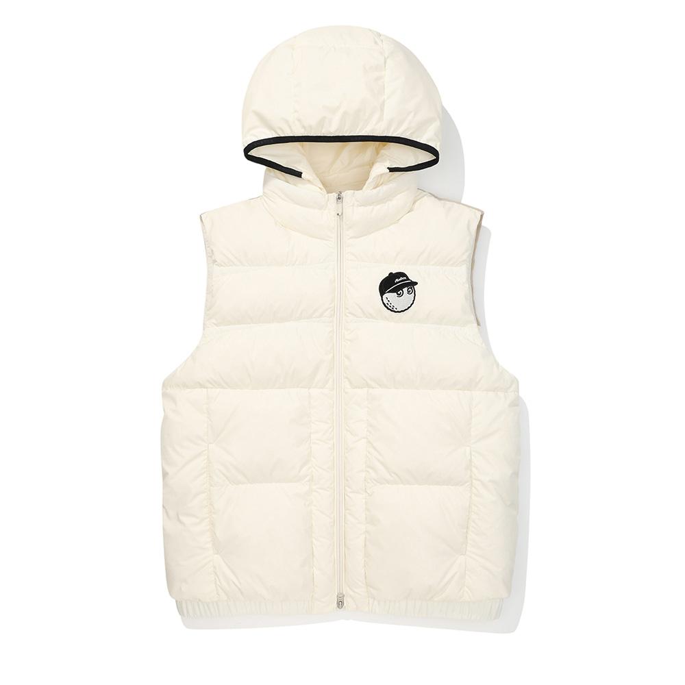 Malbon Golf Bucket Point Down Vest Ivory (Man)