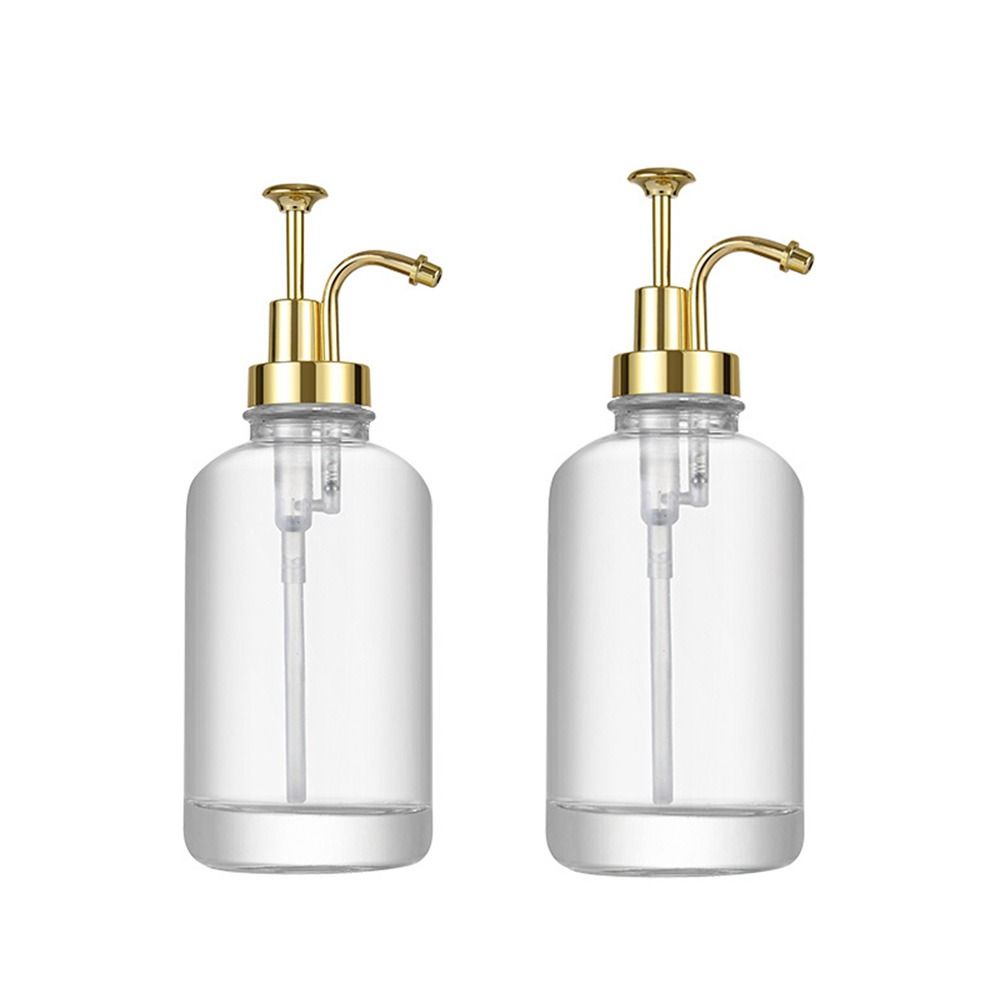 Clear Glass Syrup Bottle Precise Dispensing Coffee Bar Accessories Hand Soap Dispenser Coffee Shop