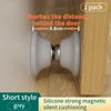 Silicone Anti-collision Magnetic Door Stopper Bedroom Door Study Door Buffer Door Suction No Punching Strong Bonding