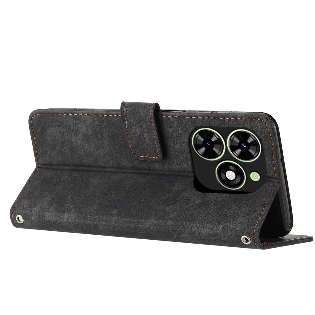 For TECNO Spark Go 2024/Spark 20C/Pop 8 Phone Case Skin Touch Feeling Leather Cover