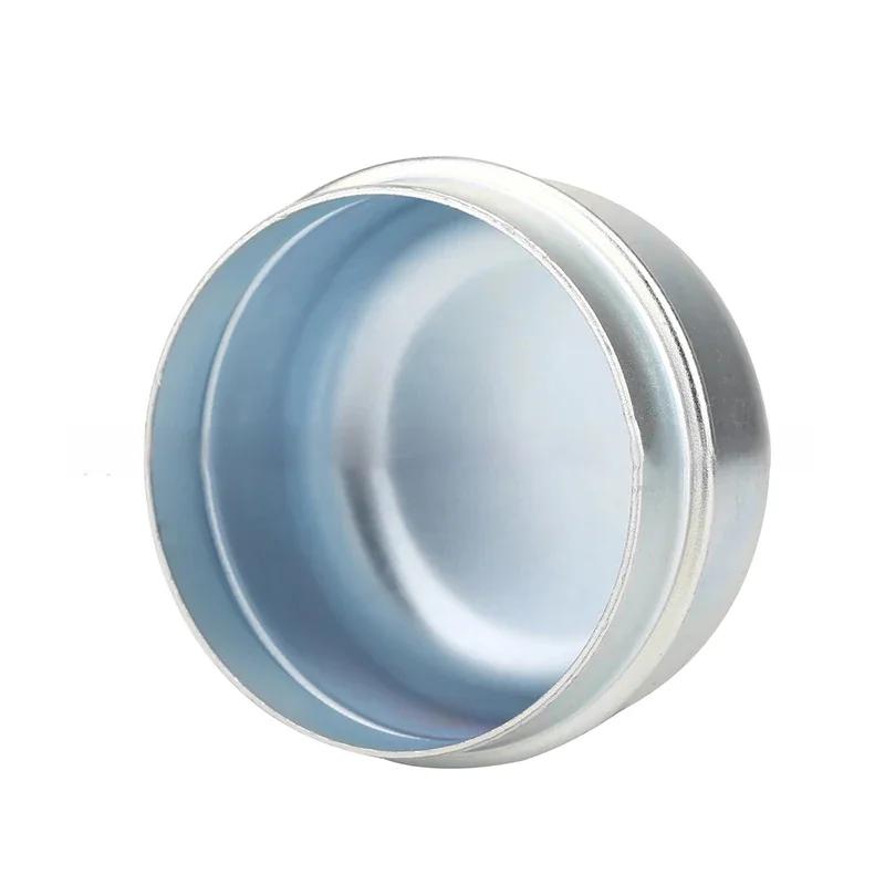 2Pcs Replacement 50Mm Metal Dust Cap Wheel Hub Trailer Bearing Grease Cover Axle Hub Caps Caravan Boat Rv Parts Accessories