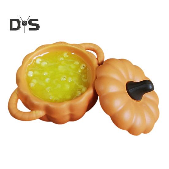 

Модель мини-кастрюли Мини-кастрюля с тыквой и пшенной кашей Миниатюрная игрушка-еда для 1:12 Мини-домиков в масштабе Декор для кухни оранжевый