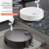 Robot Vacuum Cleaner 5-in-1 Wireless Smart For Home With Mopping Vacuuming And Nano-Spray Humidifier Black