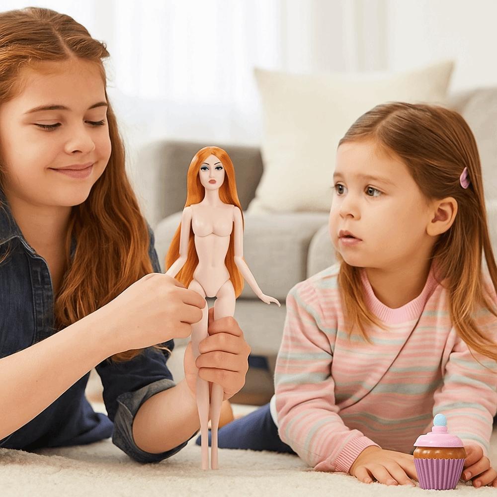 Joints Movable Supermodel Nude Doll 1/6 BJD Figure Body DIY Dress Up Toy  Toys For Girls