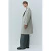 H M Regular Fit Coat ligHt Grey