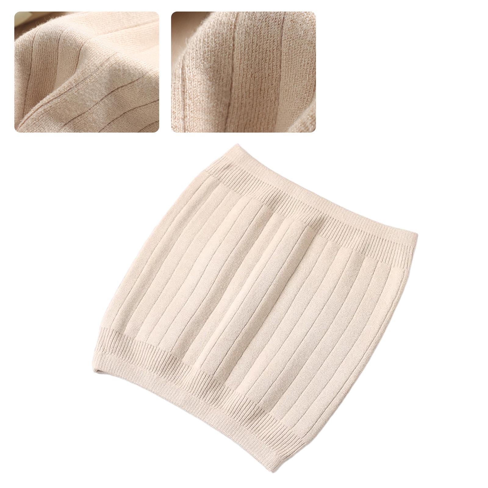 

Winter Back Support Waist Protector Warmer for Adults Soft and Warm Waist Warmer Kidney Warmer Cashmere Waist Warmer M колір темно кави