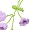 Bellflower Car Accessories Bellflower Knitted Pendant Car Interior Hanging Accessories  Bag