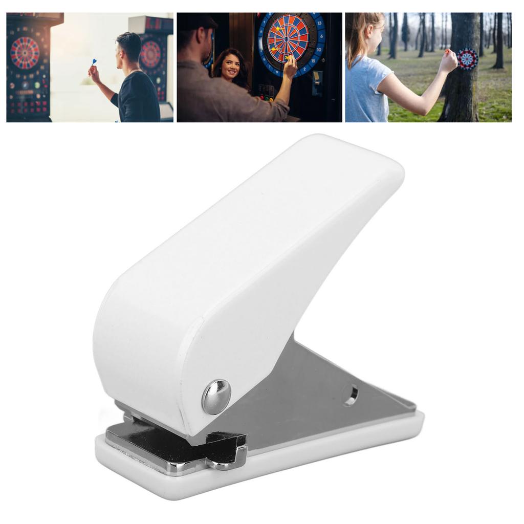 Dart Flight Puncher Alloy Professional Portable Manual Dart Wing Hole Punch Tool Dart Accessory for Home