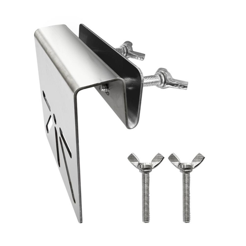 Rustproof Screws Camera Holder Bracket Stainless Steel Gutter Mount Bracket  Commercial Buildings