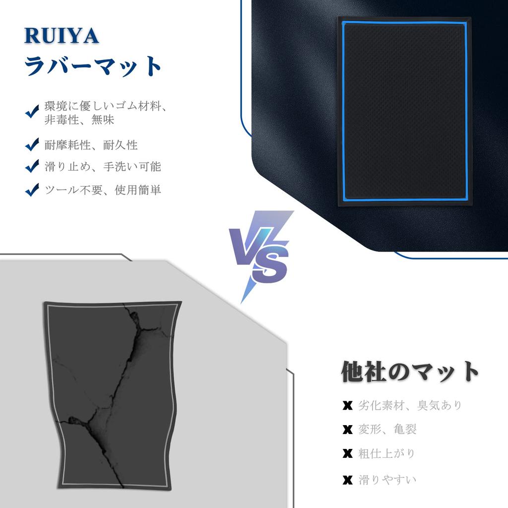 [RUIYA] Nissan Lukes B40 Series B44A/B45A/B47A/B48A Door Pocket Mat Interior Rubber Mat Console Mat