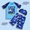 2023 Boys' Quick-Dry Swimwear Set: Split Style Swimsuit with Trunks for Children, Available In Small, Medium, Large