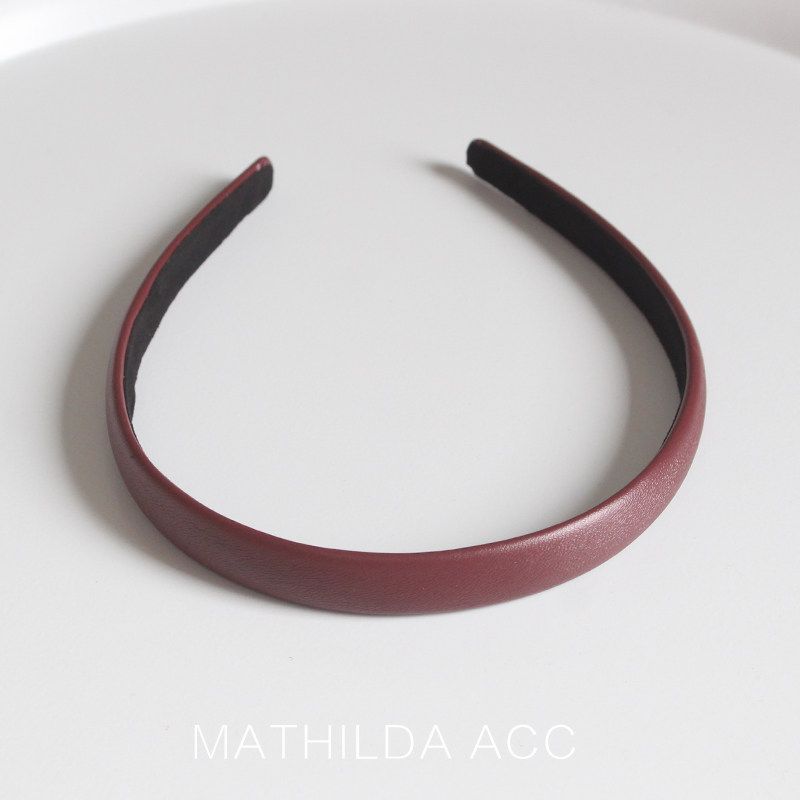 All-Match Leather Retro Europe and America Internet Celebrity Ins Hairband