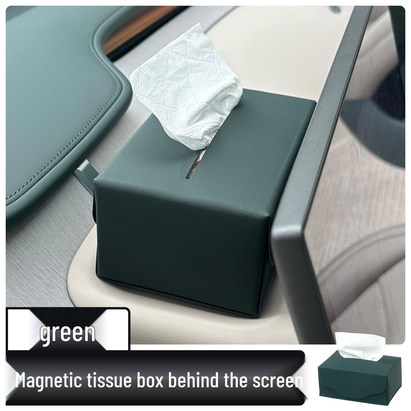 Xiaomi YU7 Magnetic Car Tissue Box - Mall Style Pull-out Storage for Car Interior Decoration