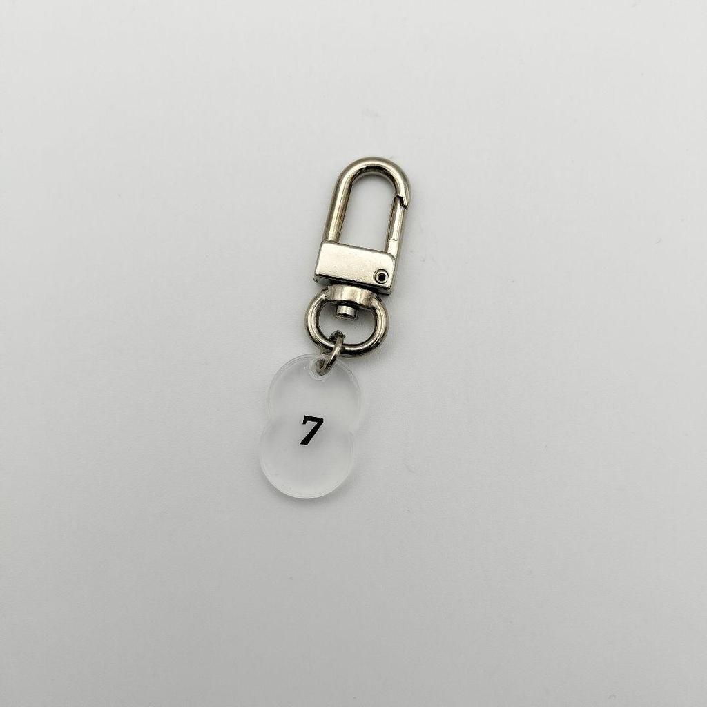 [USED] Anonymous Shipping V Type 1 DIY Key Ring Number Charm 7
