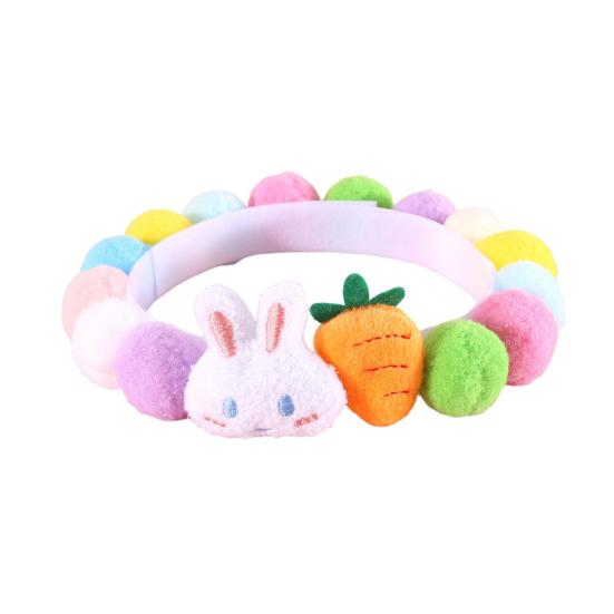 Pet Accessories Collar Cartoon Adjustable Trendy Personality Animal Design Dress Up Cotton