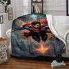 1pc Superman Wings Flannel Blanket - Soft Warm Throw for Home, Office, TravelL1373